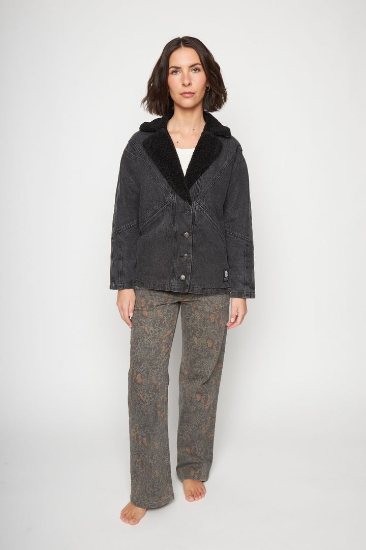 Chaqueta Carlota Orgánica Negra Mujer