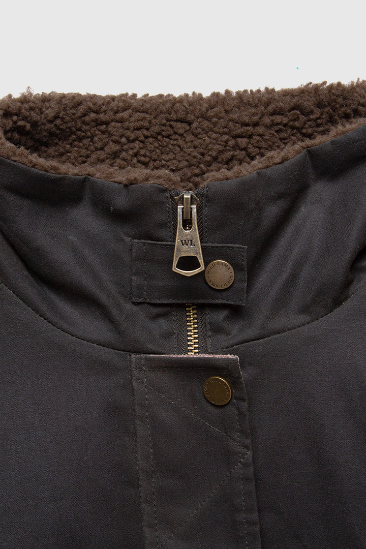 Chaqueta Cava Wax Orgánica Verde Mujer