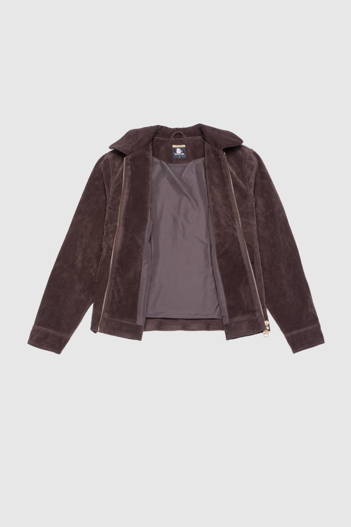 Chaqueta Elsa Reciclada Café Mujer