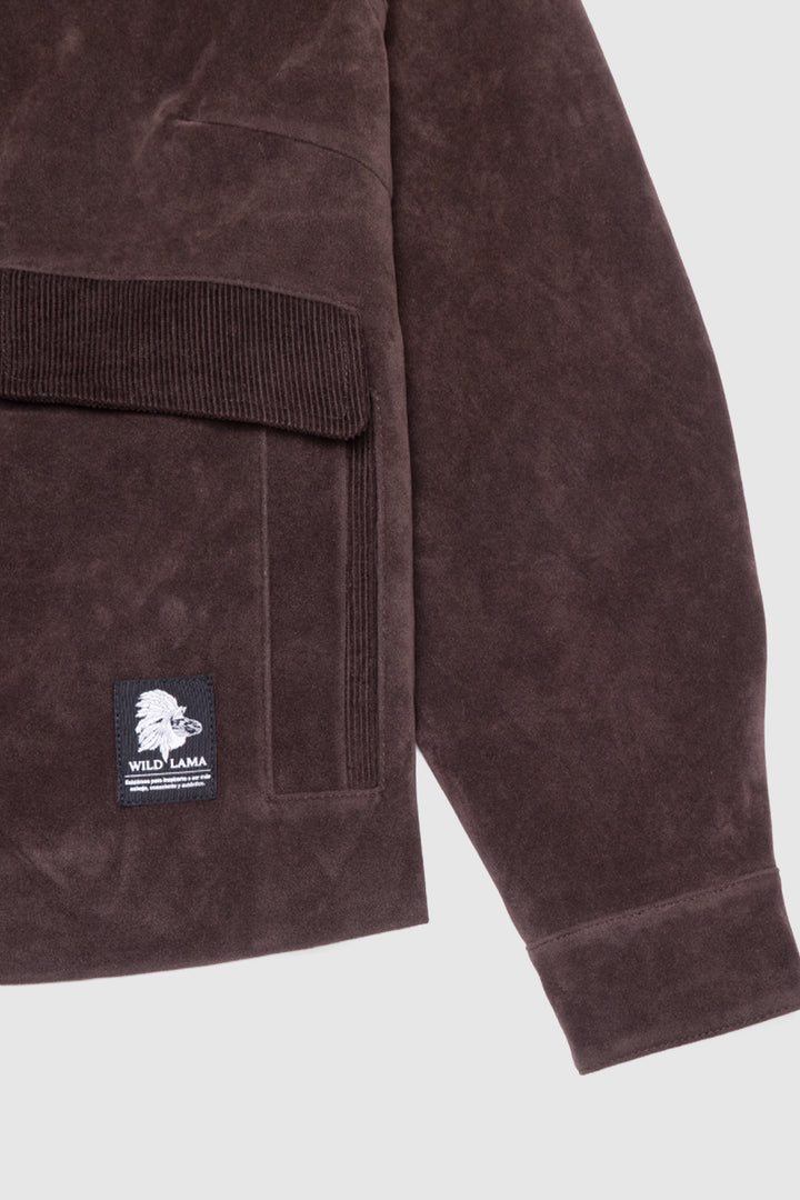 Chaqueta Elsa Reciclada Café Mujer