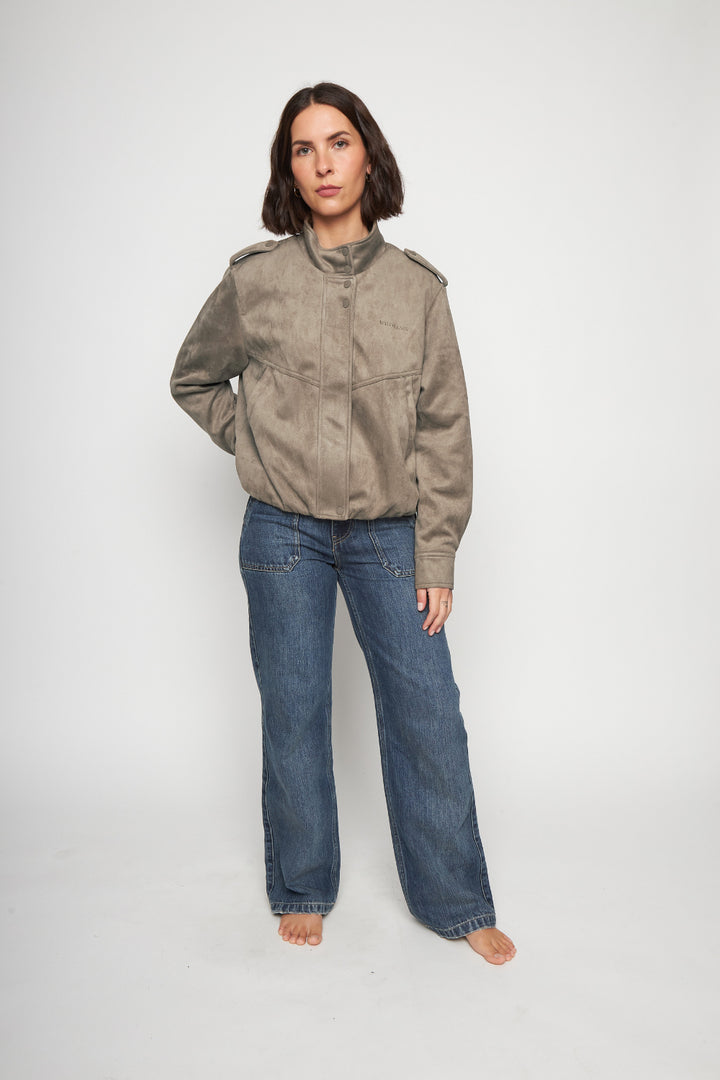 Chaqueta Maite Reciclada Café Claro Mujer
