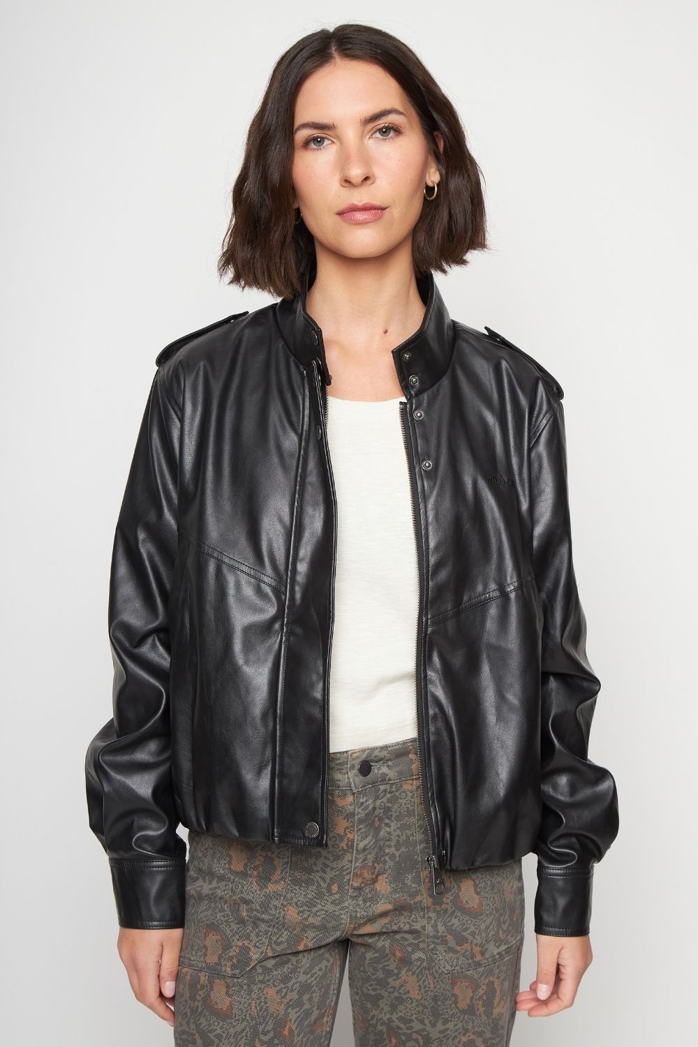 Chaqueta Maite Reciclada Negra Mujer