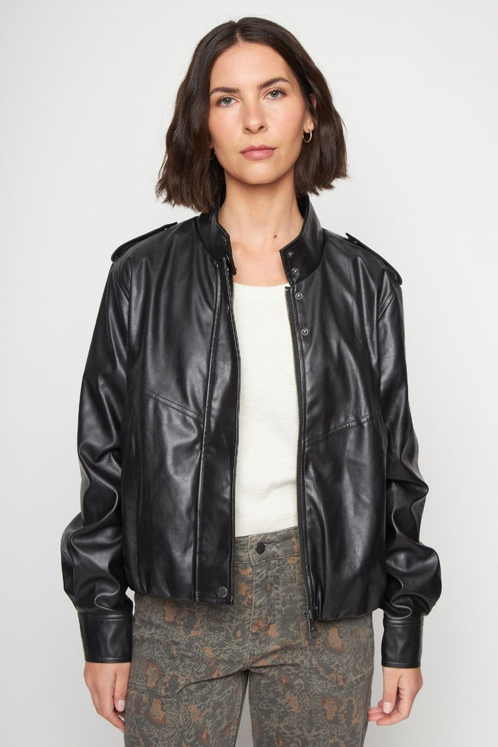 Chaqueta Maite Reciclada Negra Mujer