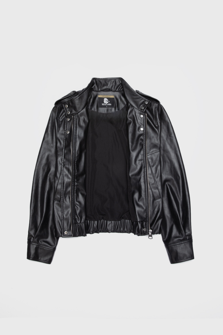 Chaqueta Maite Reciclada Negra Mujer