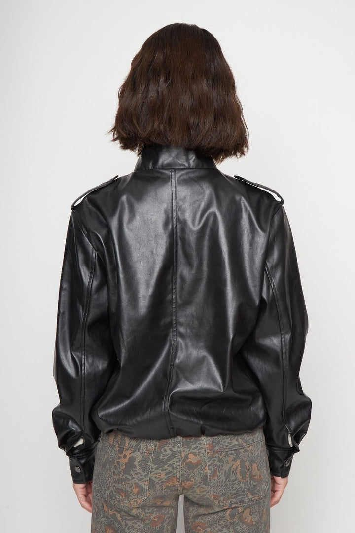 Chaqueta Maite Reciclada Negra Mujer