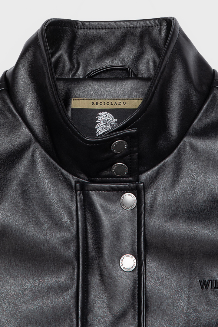 Chaqueta Maite Reciclada Negra Mujer