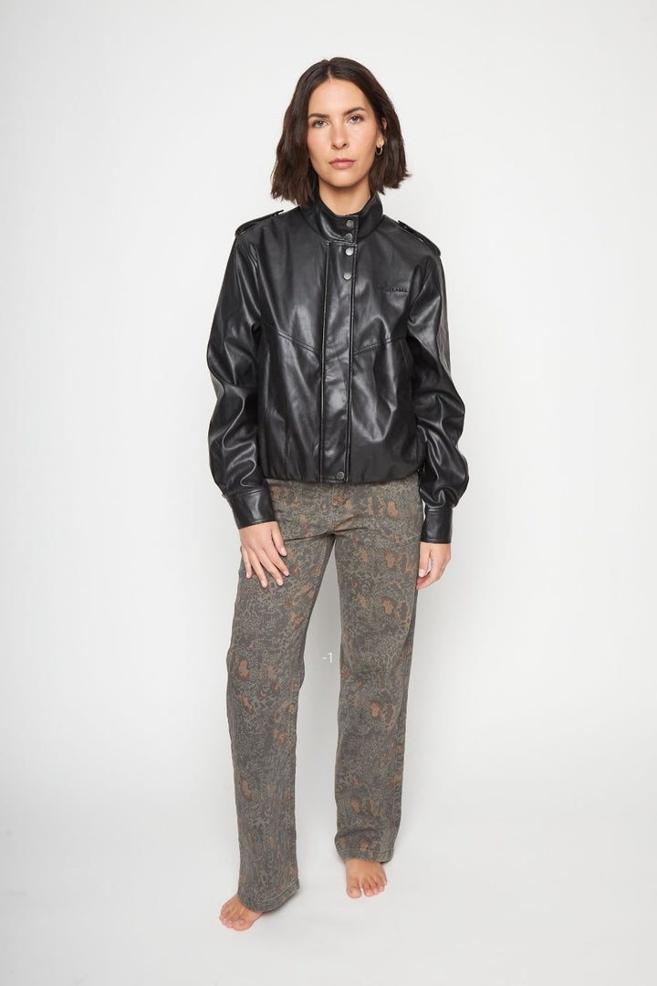 Chaqueta Maite Reciclada Negra Mujer