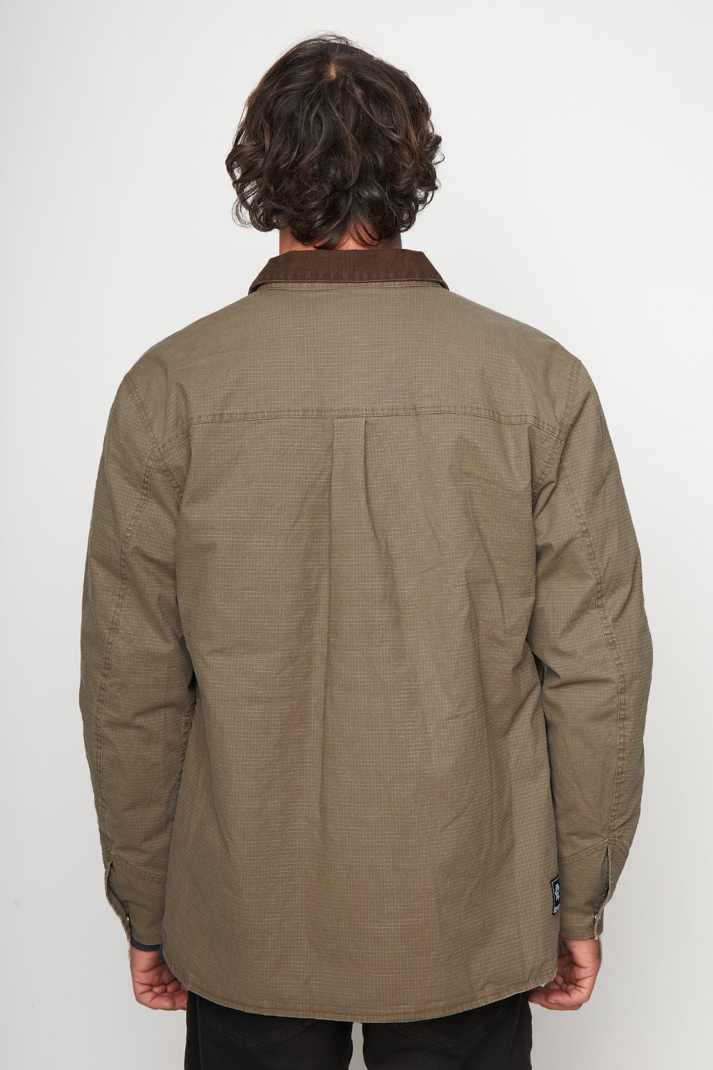 Chaqueta Roble Ripstop Orgánica Café Hombre