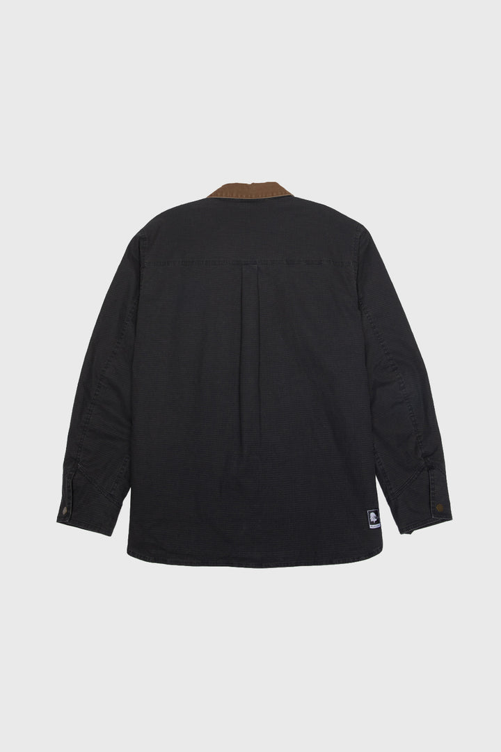 Chaqueta Roble Ripstop Orgánica Negra Hombre