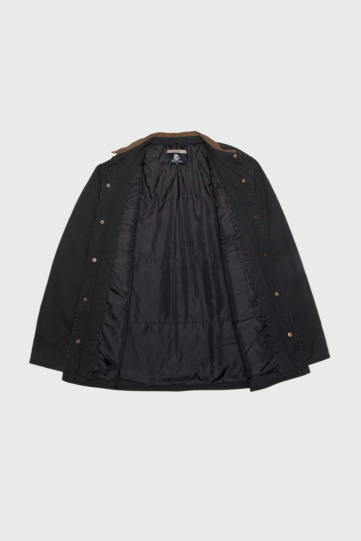 Chaqueta Roble Ripstop Orgánica Negra Hombre