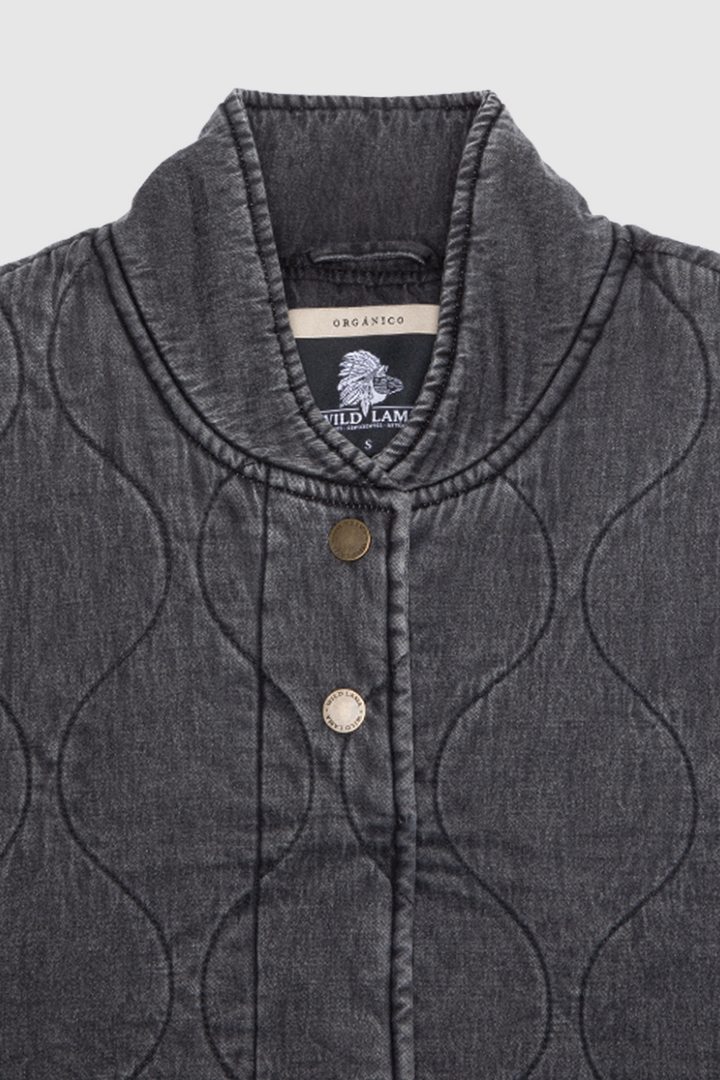 Chaqueta Roma Orgánica Negra Mujer