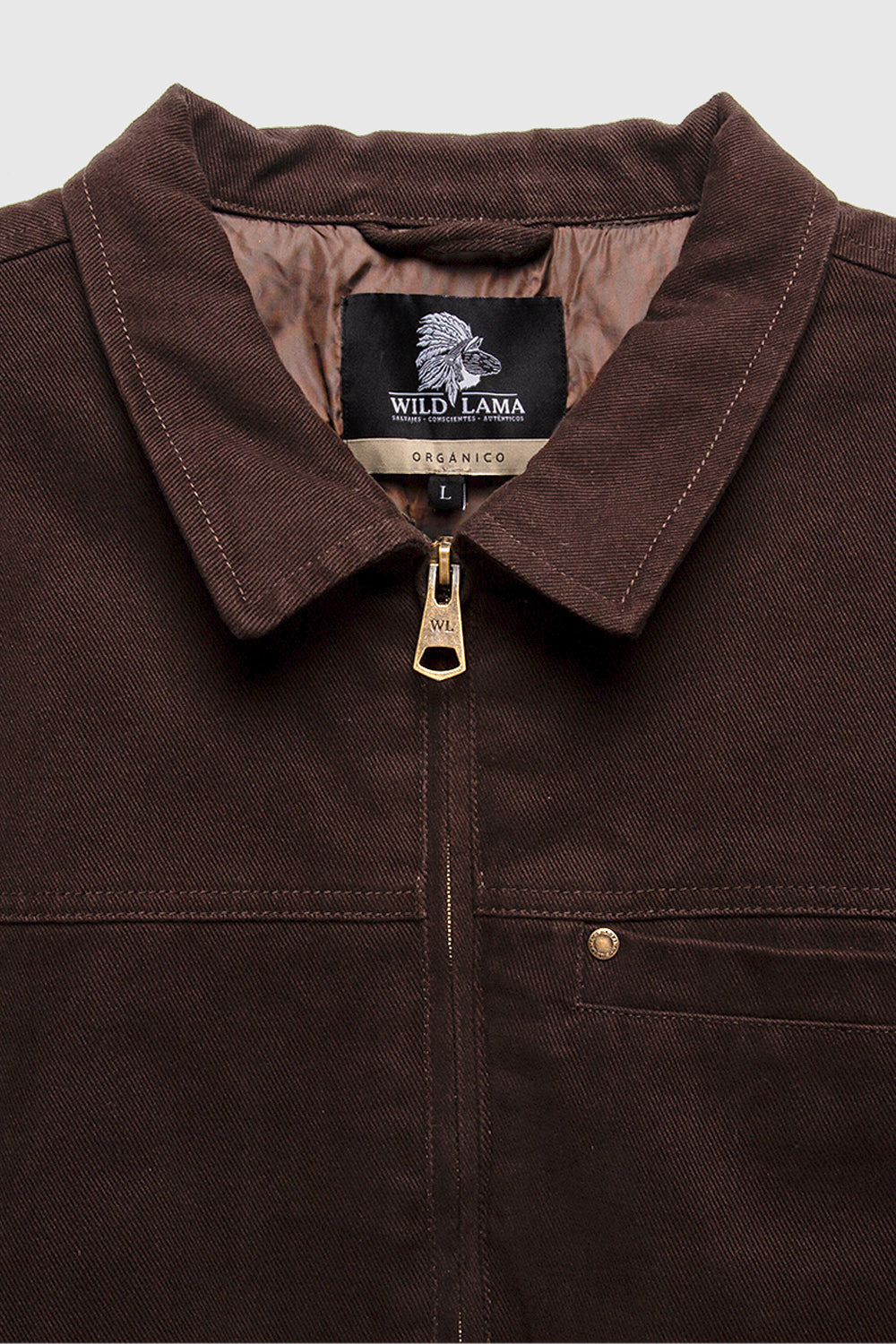 Chaqueta Sven Orgánica Café Hombre