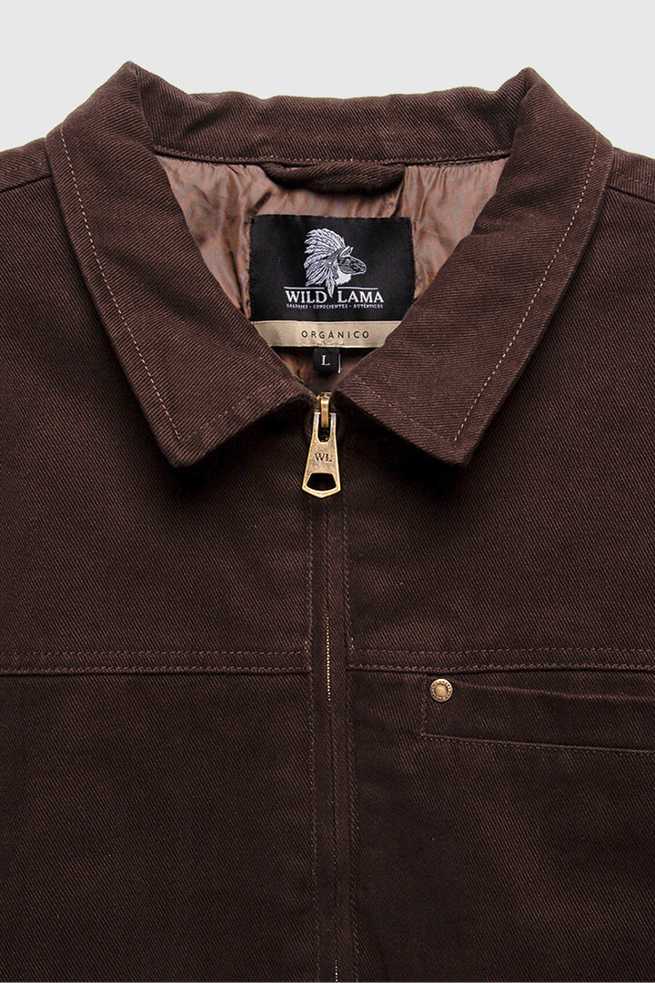 Chaqueta Sven Orgánica Café Hombre