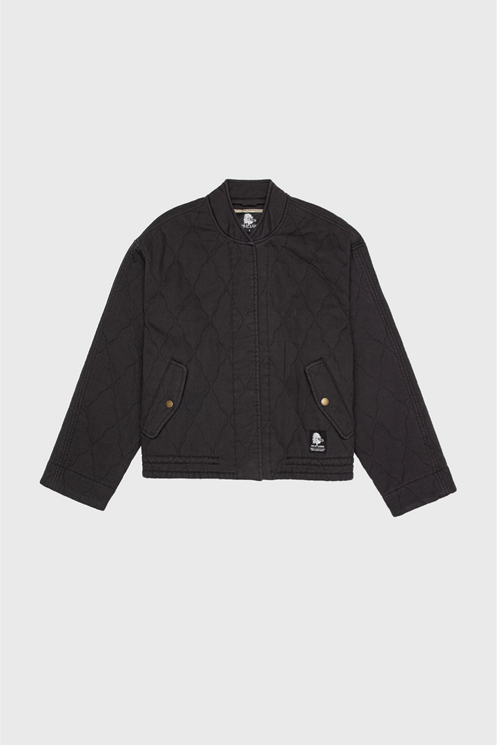 Chaqueta Zepa Orgánica Negra Mujer