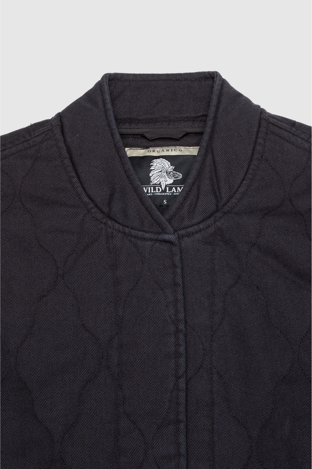 Chaqueta Zepa Orgánica Negra Mujer