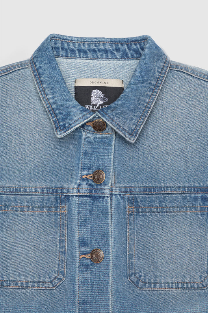 Chaqueta Freya Orgánica Denim Mujer
