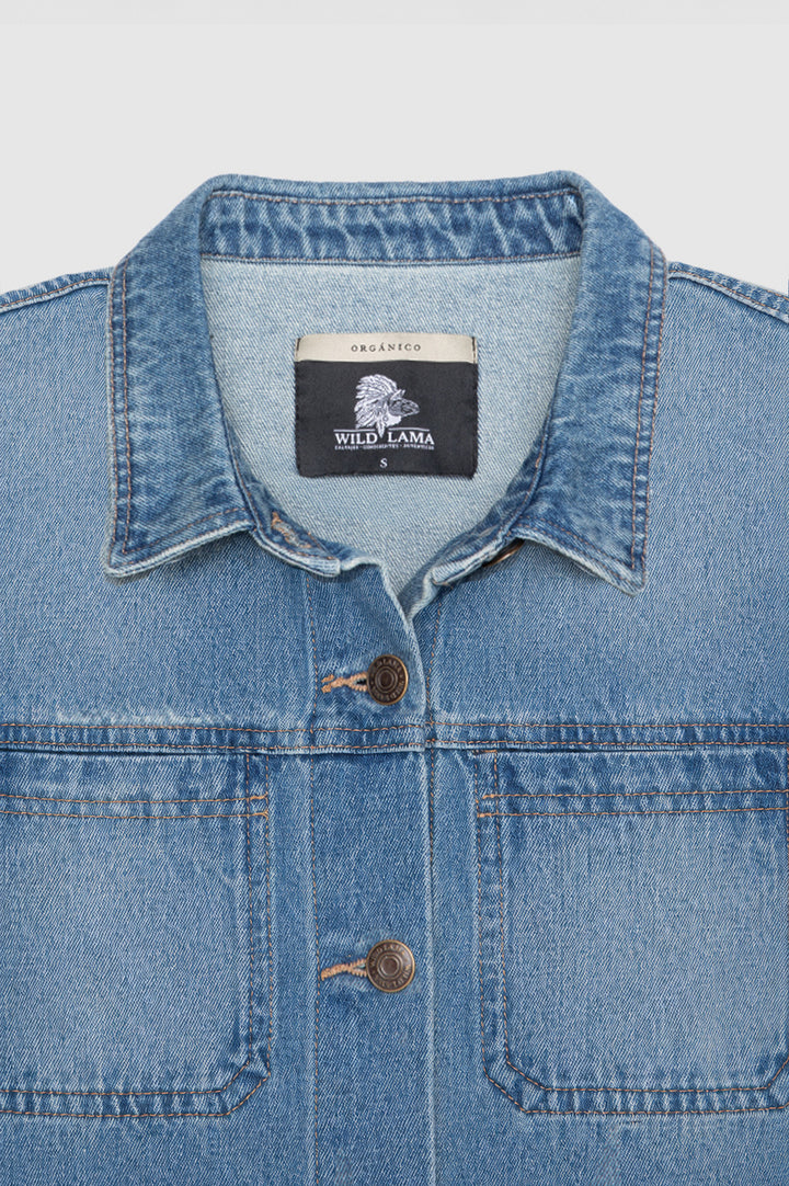 Chaqueta Freya Orgánica Denim Mujer