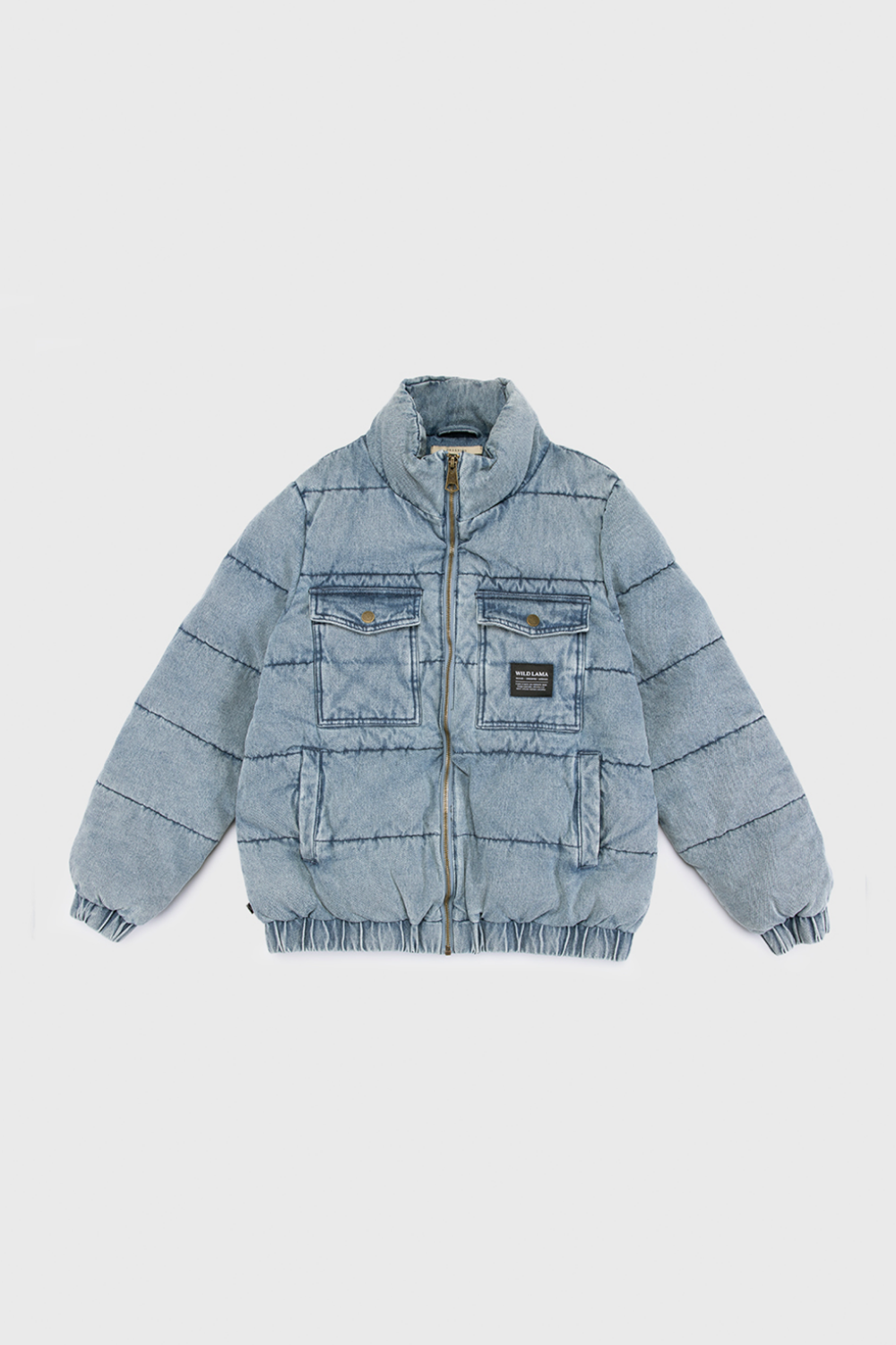 Parka Chic Puffa Orgánica Denim Mujer