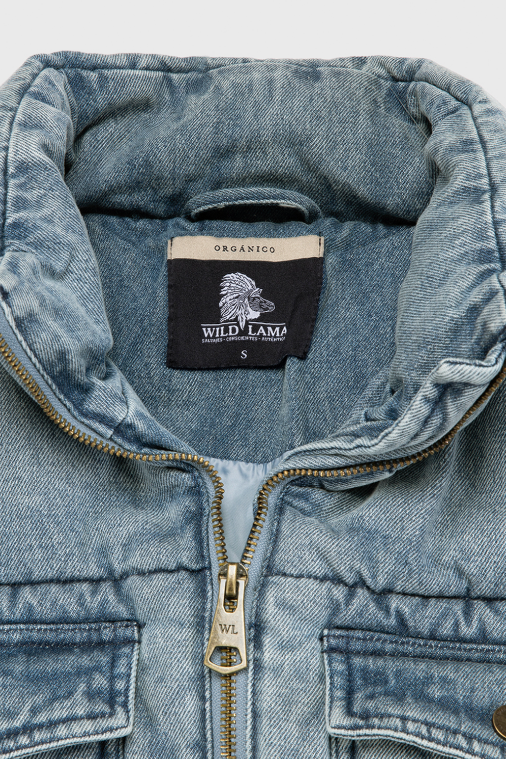 Parka Chic Puffa Orgánica Denim Mujer