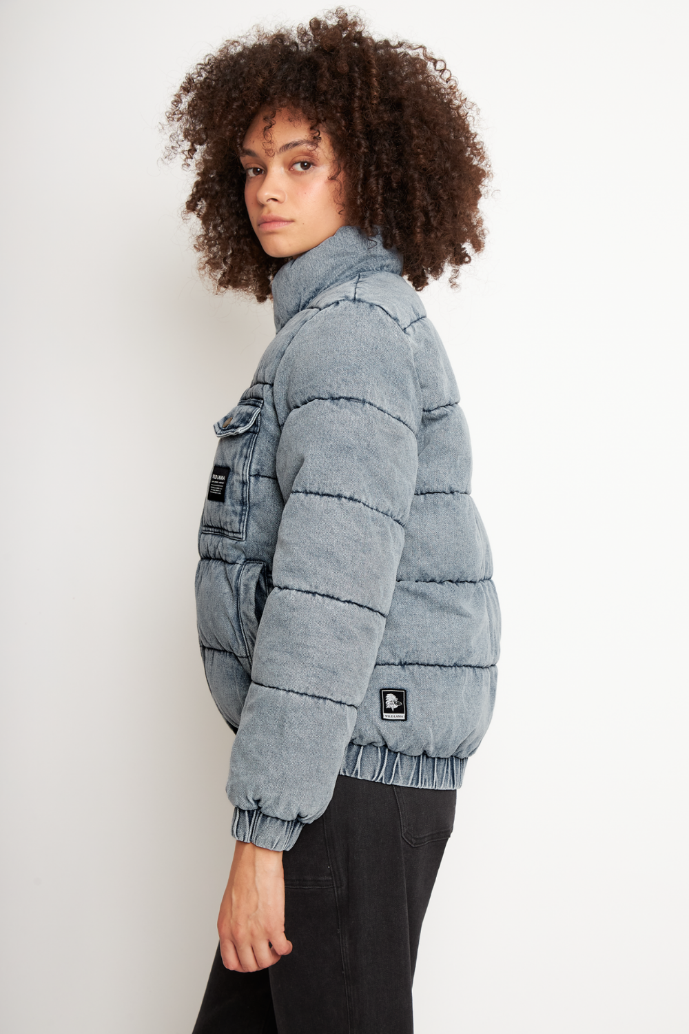 Parka Chic Puffa Orgánica Denim Mujer