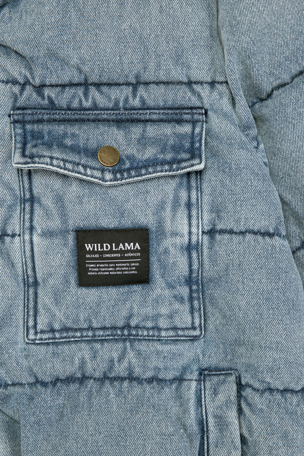 Parka Chic Puffa Orgánica Denim Mujer