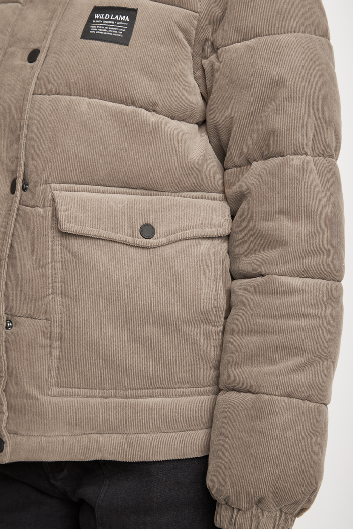 Parka Chic Puffa Orgánica Beige Mujer