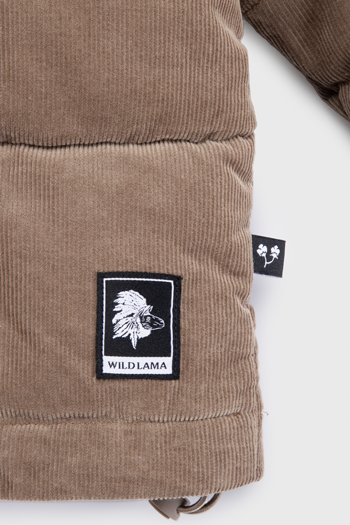 Parka Chic Puffa Orgánica Beige Mujer