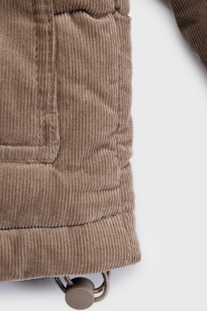 Parka Chic Puffa Orgánica Beige Mujer