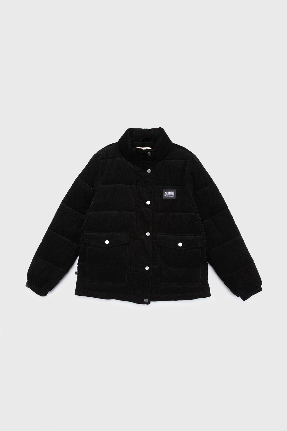 Parka Chic Puffa Orgánica Negra Mujer