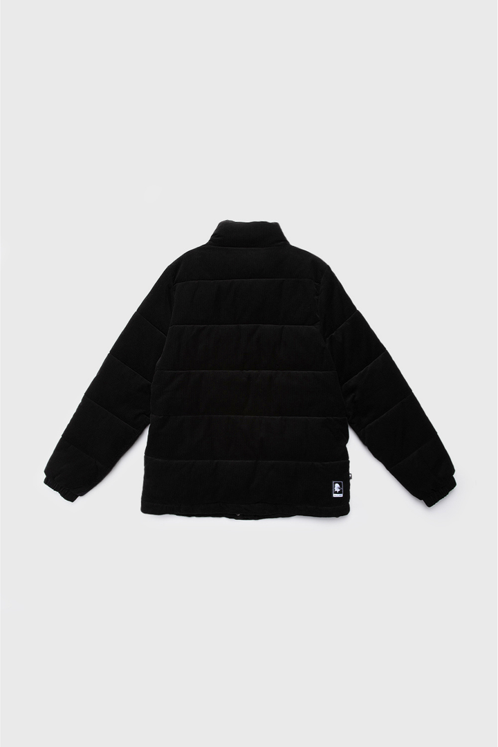 Parka Chic Puffa Orgánica Negra Mujer