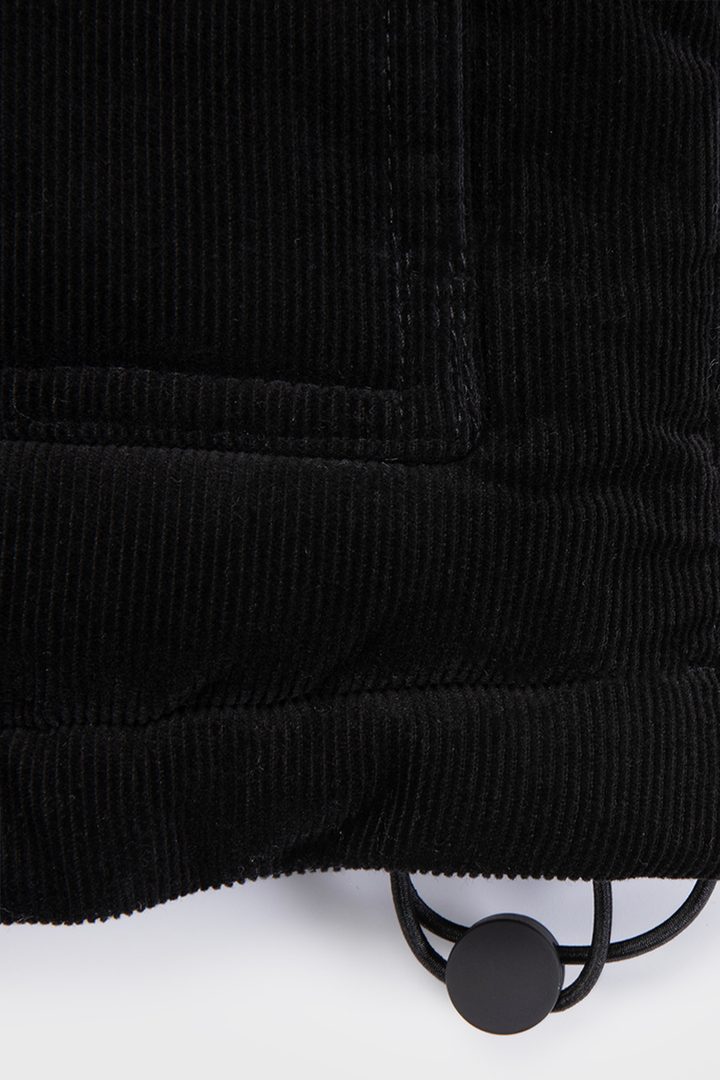 Parka Chic Puffa Orgánica Negra Mujer