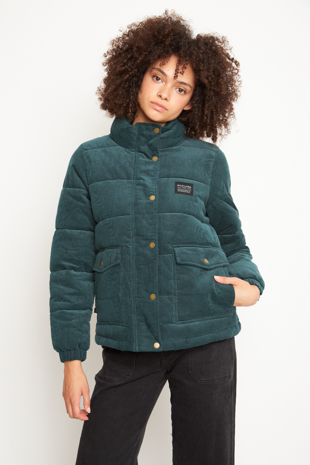 Parka Chic Puffa Orgánica Petróleo Mujer