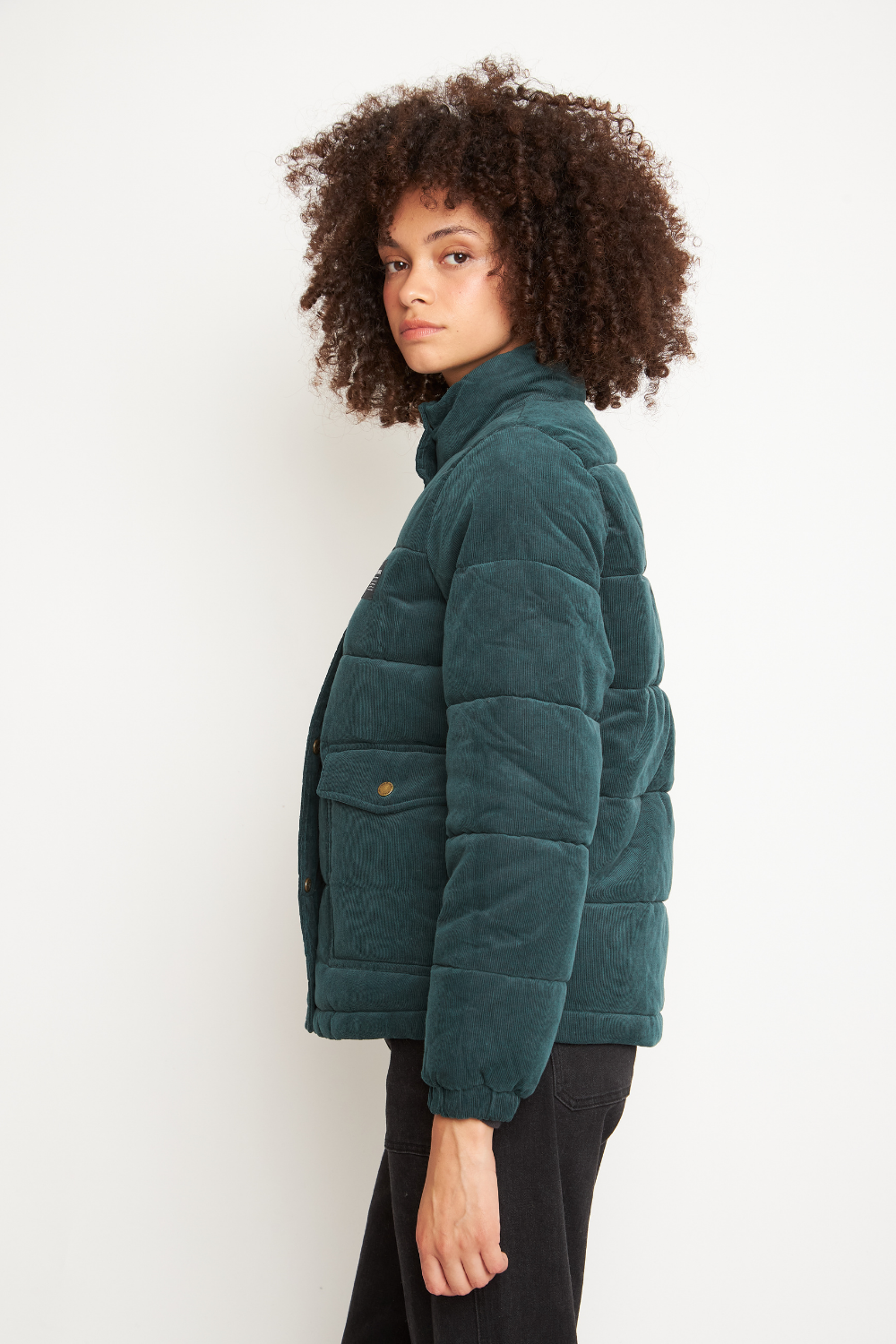 Parka Chic Puffa Orgánica Petróleo Mujer