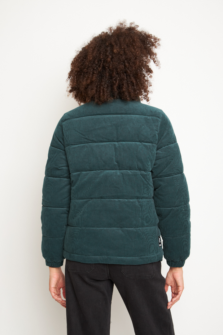 Parka Chic Puffa Orgánica Petróleo Mujer