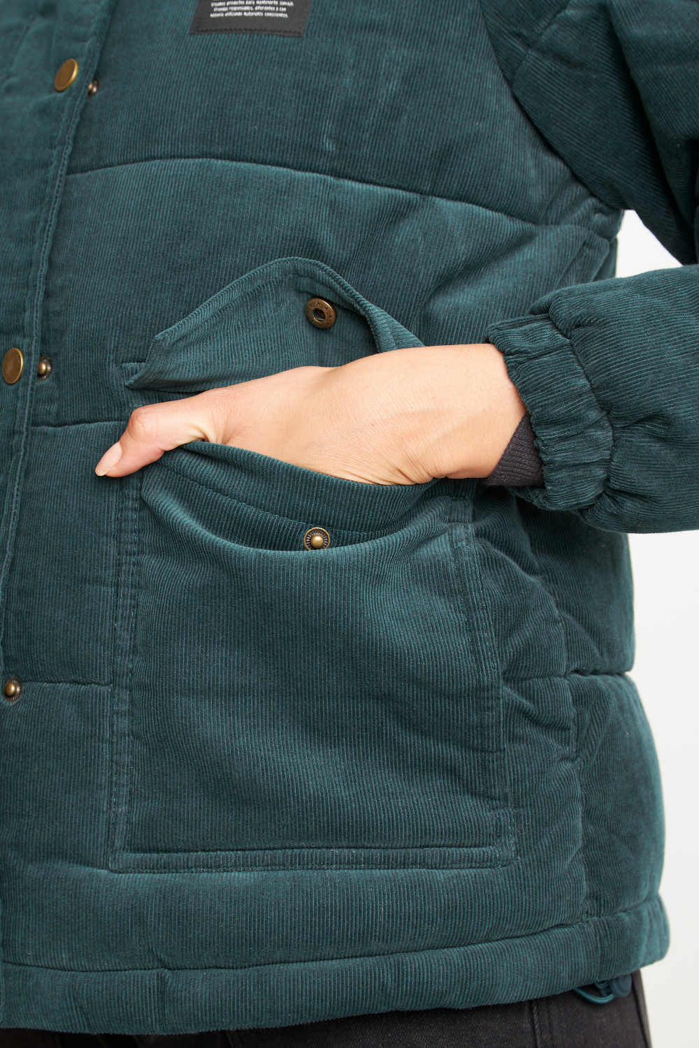 Parka Chic Puffa Orgánica Petróleo Mujer