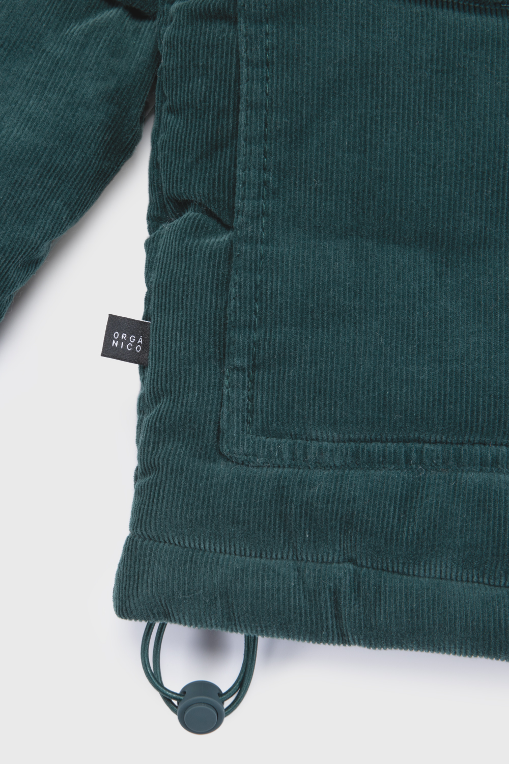 Parka Chic Puffa Orgánica Petróleo Mujer