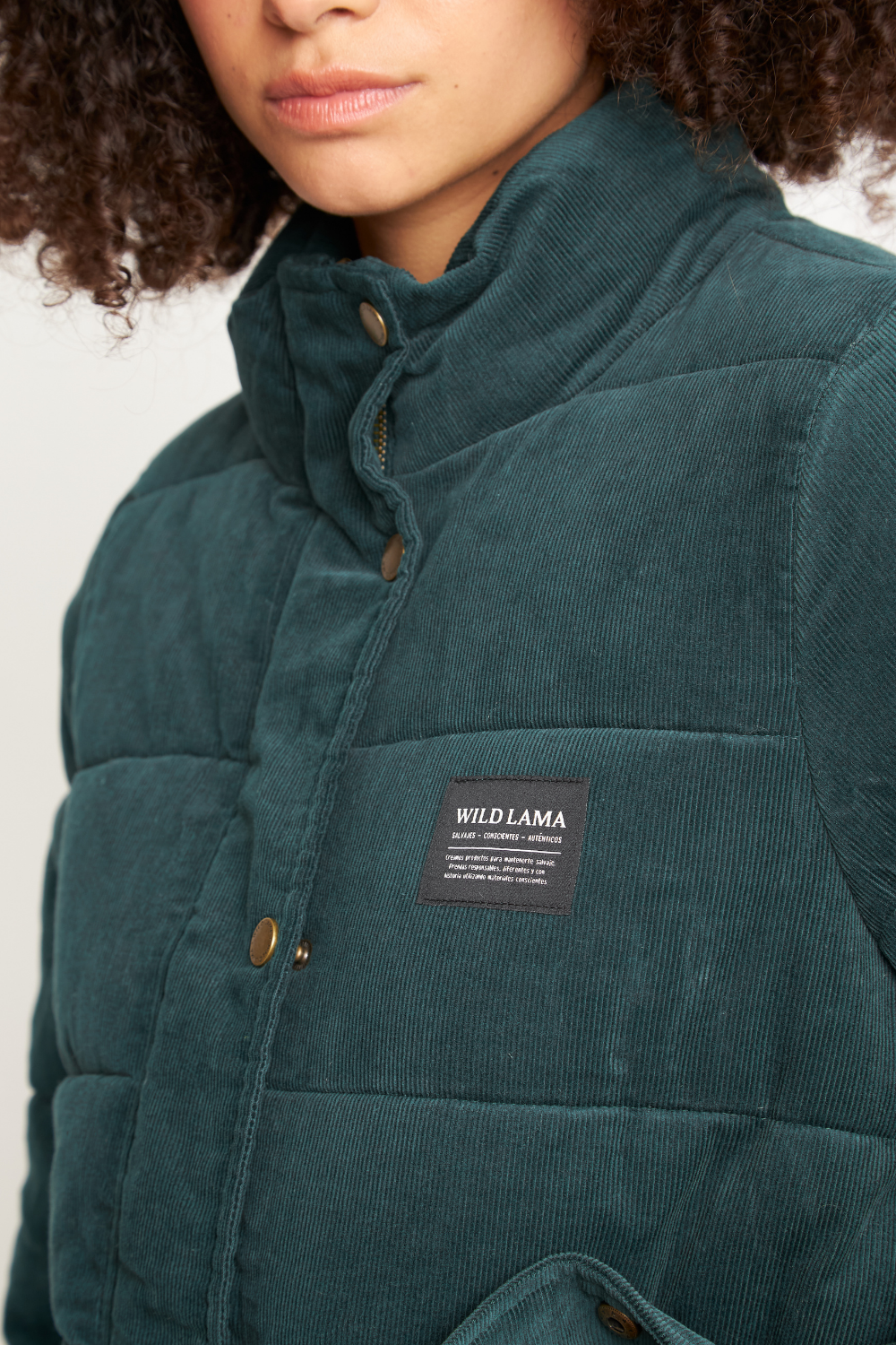 Parka Chic Puffa Orgánica Petróleo Mujer