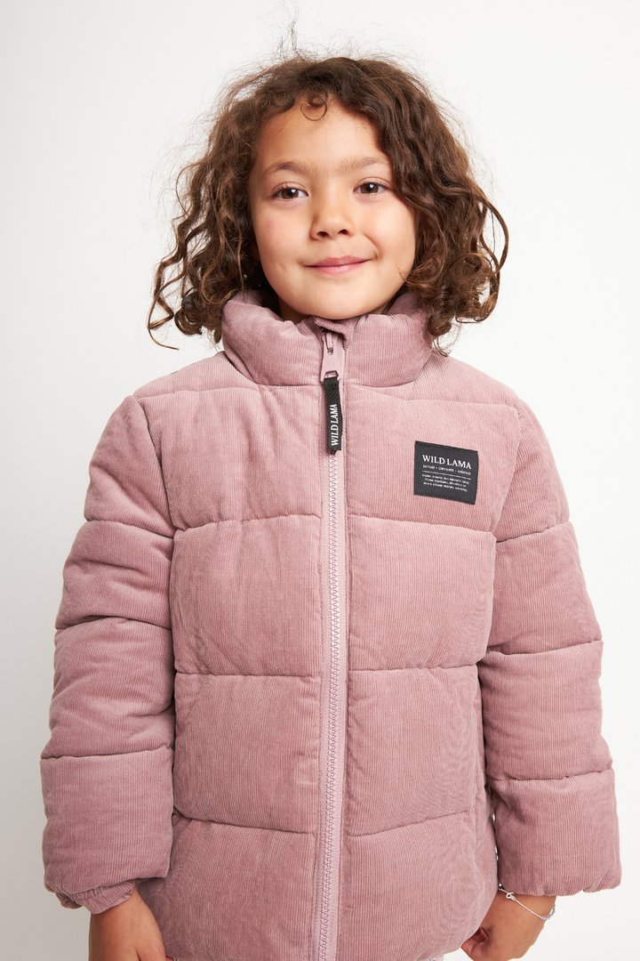 Parka Chic Puffa Orgánica Rosada Kids