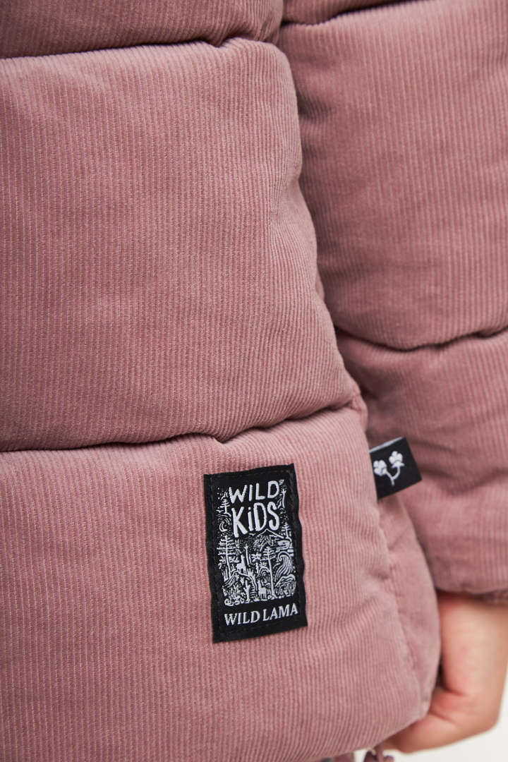 Parka Chic Puffa Orgánica Rosada Kids