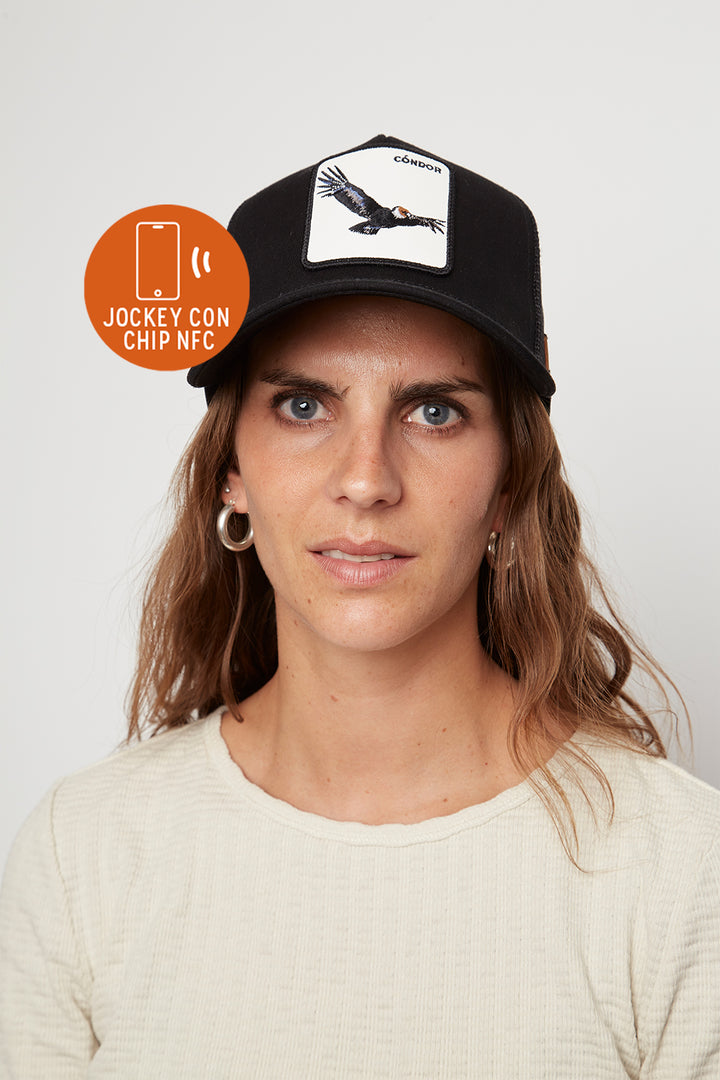 Jockey Cóndor Orgánico Negro CHIP NFC