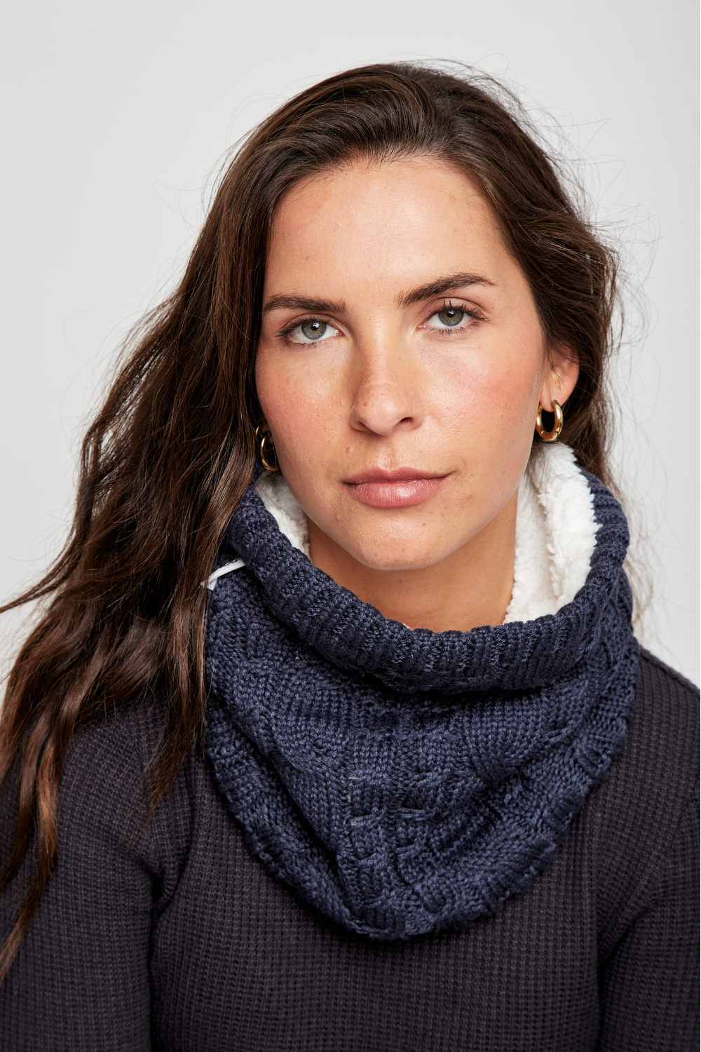 Cuello Efra Reciclado Azul