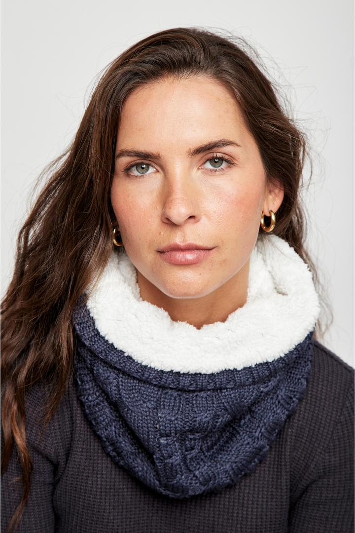Cuello Efra Reciclado Azul