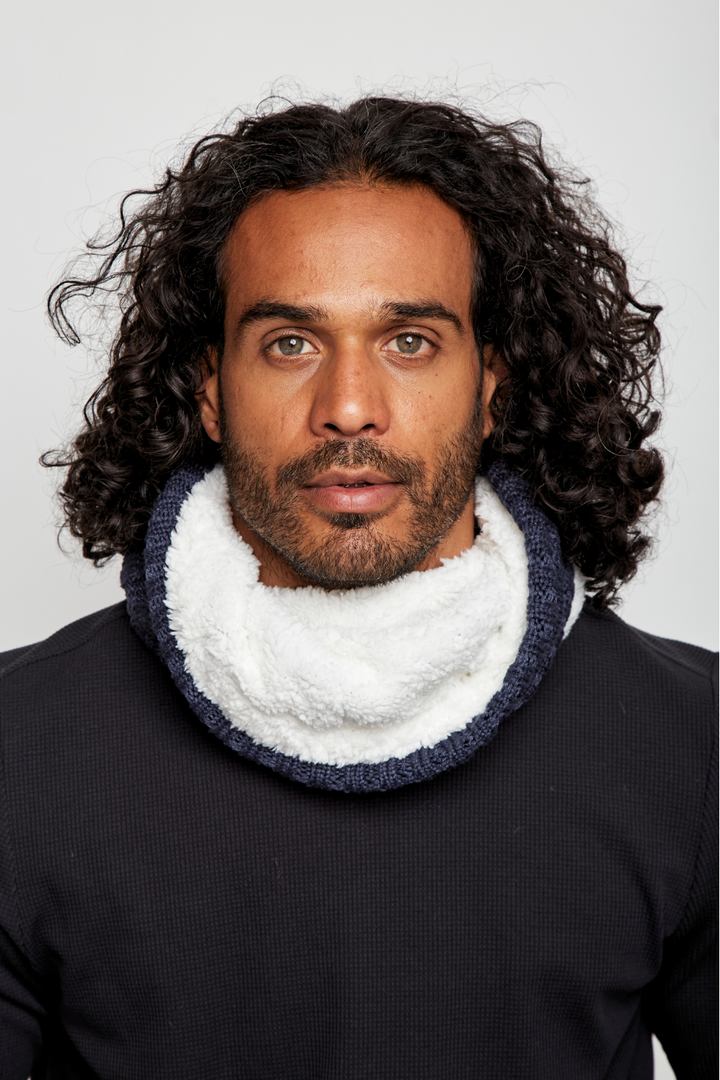 Cuello Efra Reciclado Azul