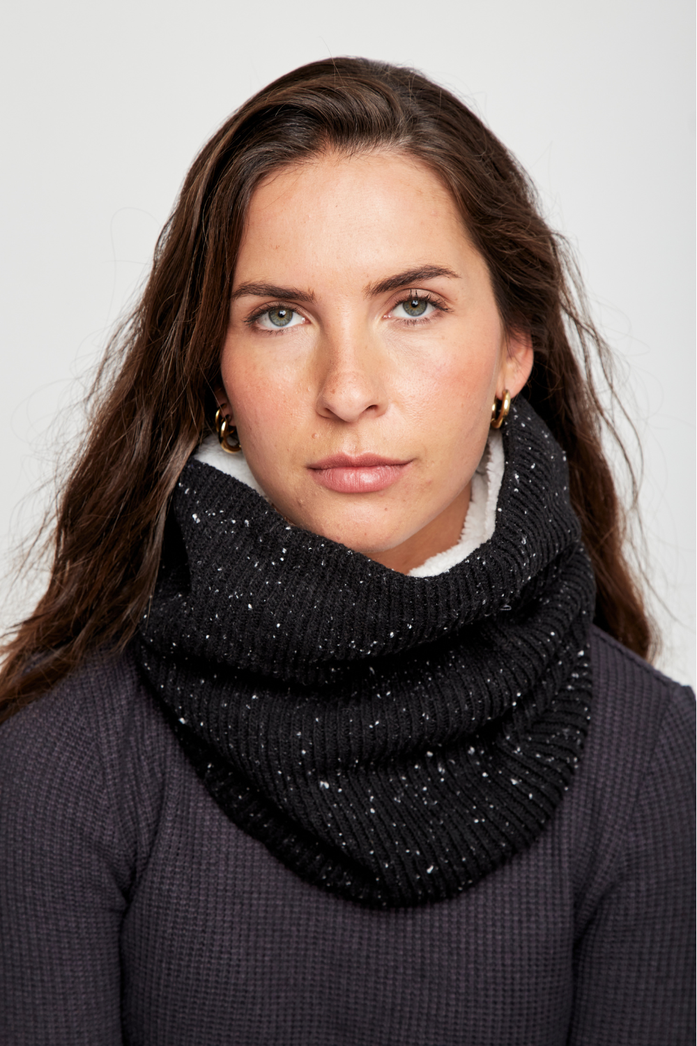 Cuello Lua Reciclado Negro