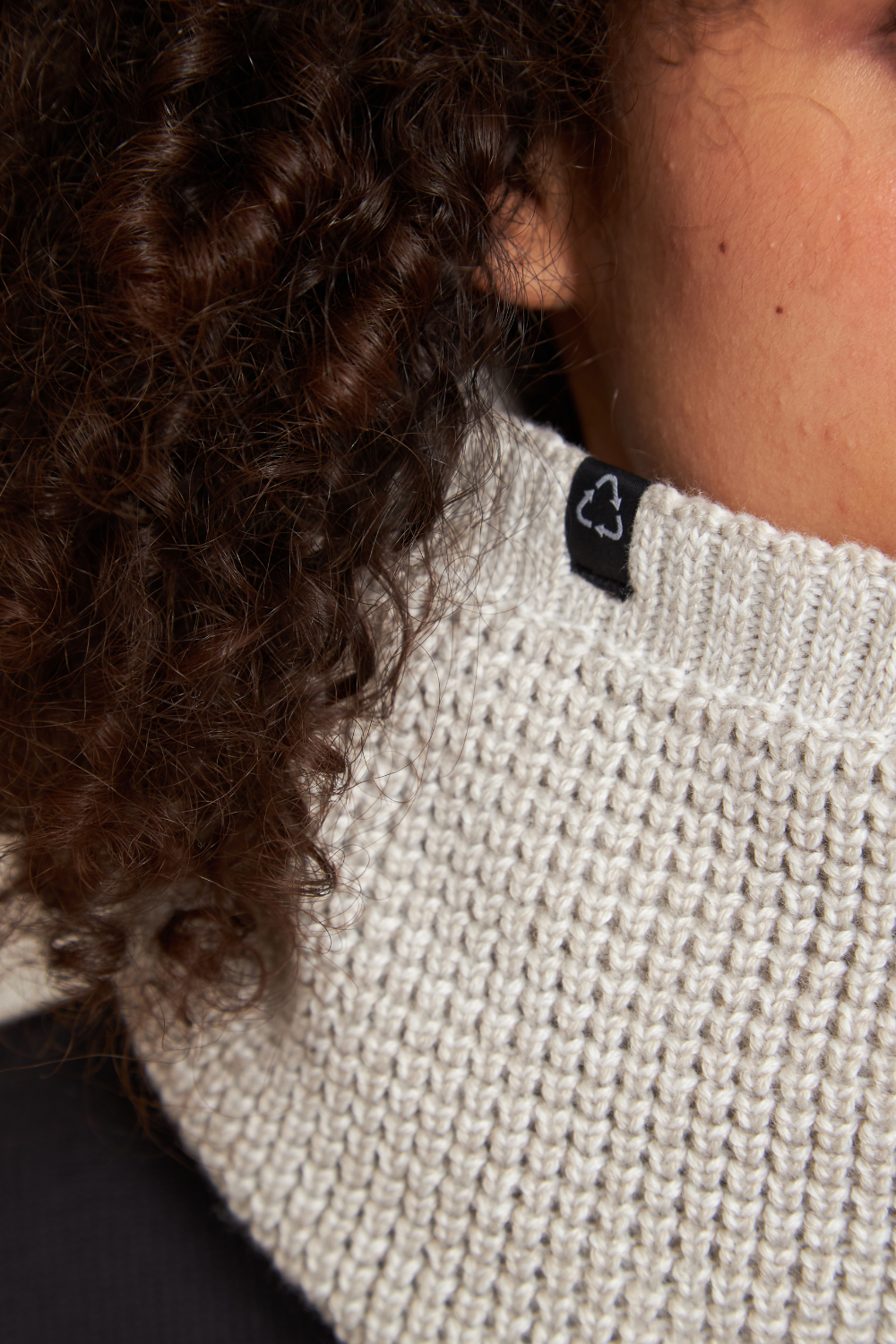 Cuello Veron Reciclado Beige