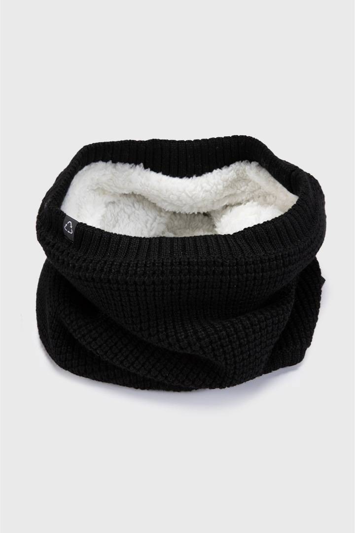 Cuello Veron Reciclado Negro
