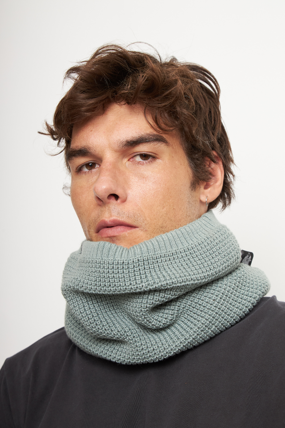 Cuello Veron Reciclado Verde Agua
