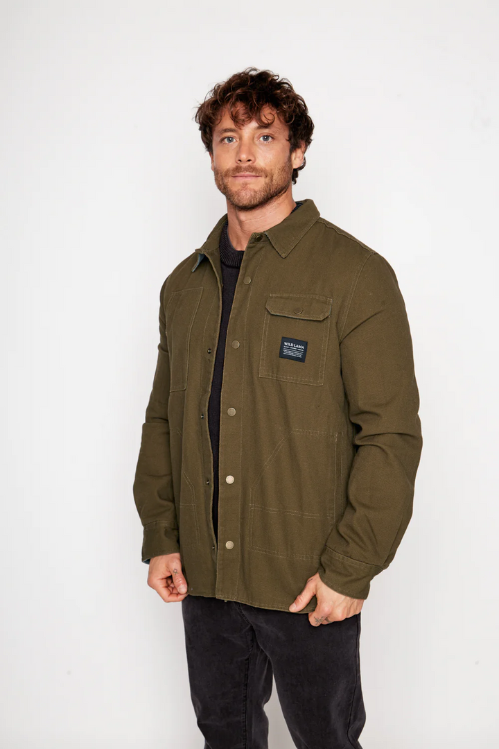 Chaqueta Roble Orgánica Verde Hombre