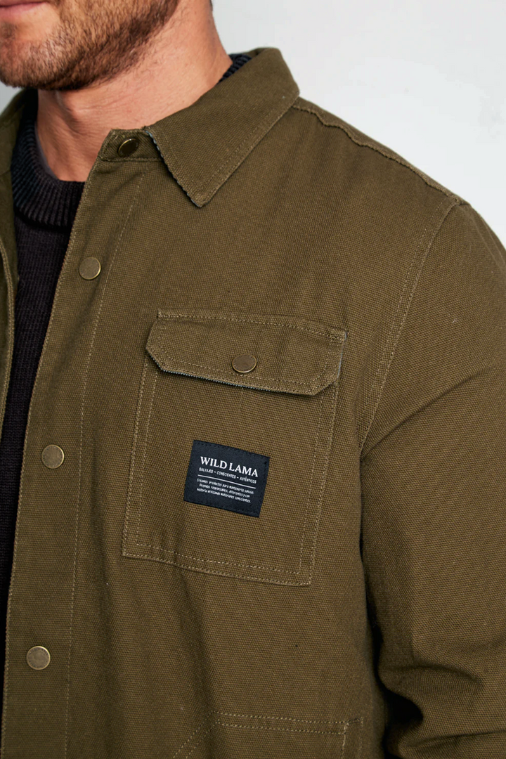 Chaqueta Roble Orgánica Verde Hombre