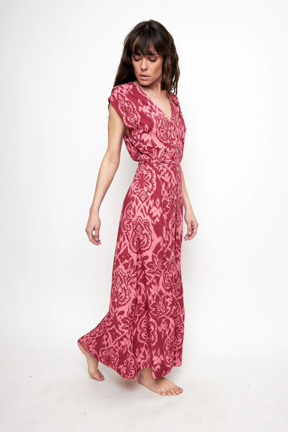 Vestido Dixy Print Rosado Mujer ECOVERO™